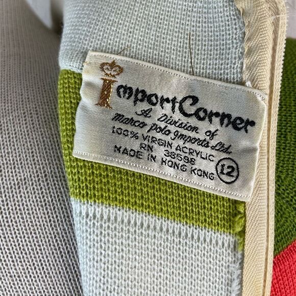 Import Corner Striped Sweater Midi Dress Size 12 EUC - Picture 7 of 7